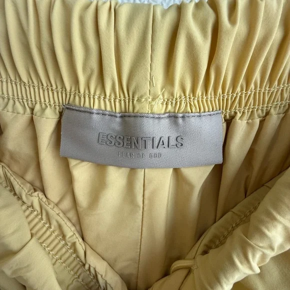 Essentials Women's Athletic Shorts and Tee in Pale Yellow - Picture 13 of 14